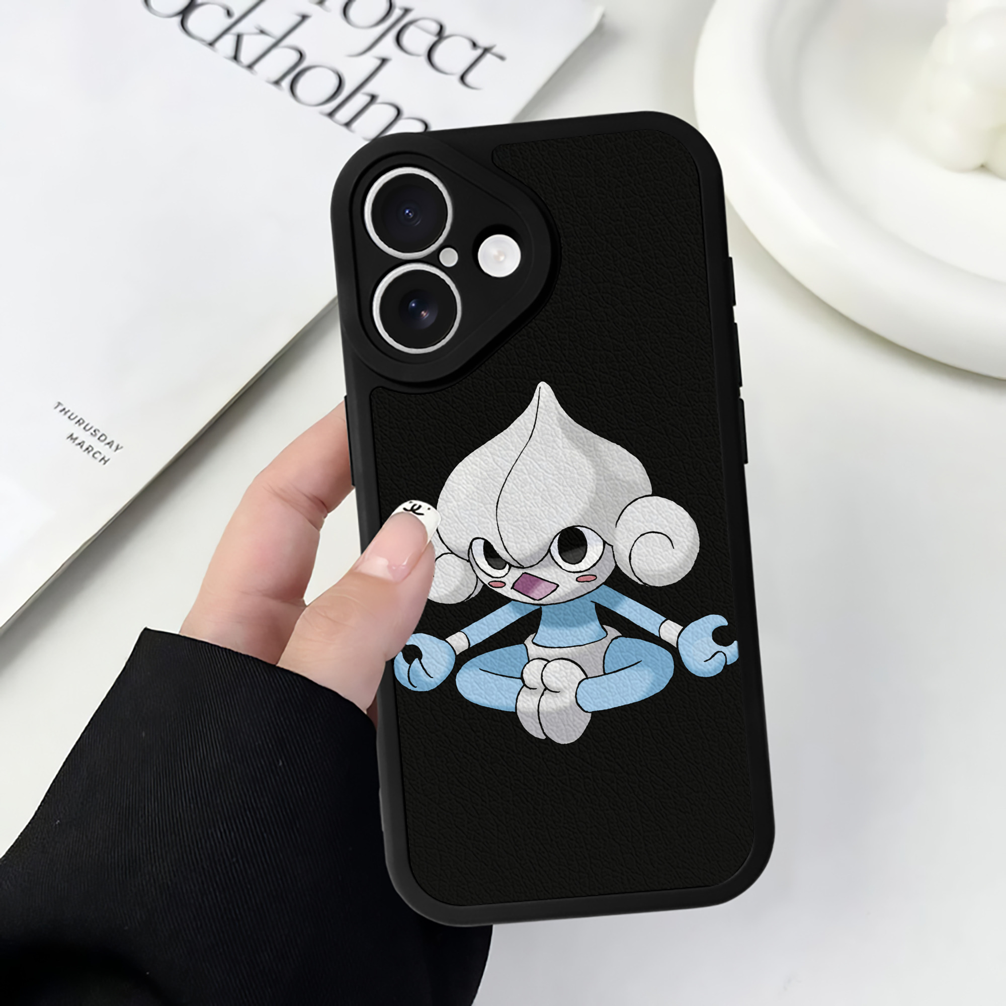 （画像用） ポケットモンスター Pokémon 【iPhone 16シリーズ対応】シリコンスマホケース（レザー調） 材質：シリコン